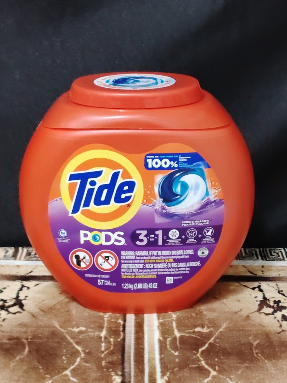 Tide PODS Laundry Detergent Pacs, Spring Meadow Scent, 57 Count